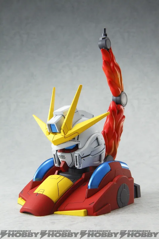 1/48 Build Burning Gundam Head Display Base