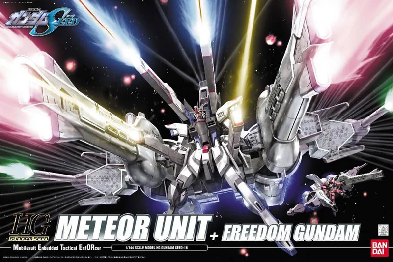 Meteor Unit + Freedom Gundam box