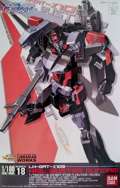 1/100 LH-GAT-X103 Hail Buster Gundam box