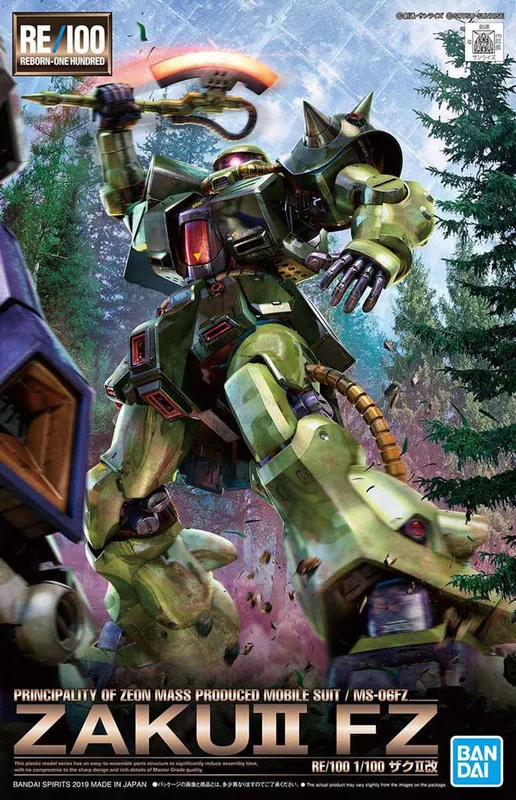 MS-06FZ Zaku II Kai (Unicorn Ver.) box