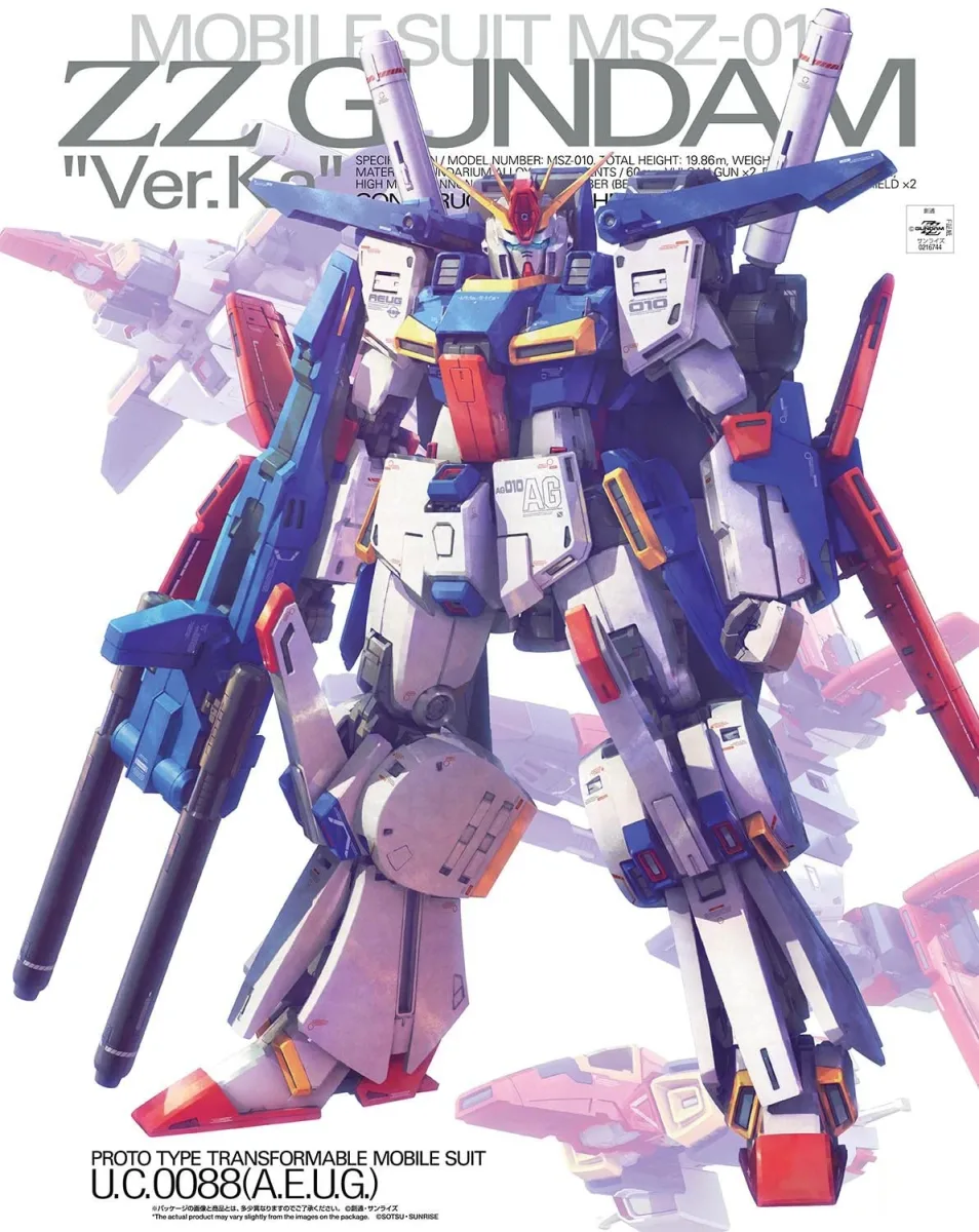 MSZ-010 ZZ Gundam box